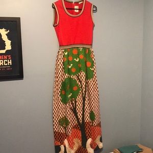 Unique Vintage 70s Maxi Dress